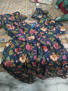 Floral Print Kurta Set with Dupatta