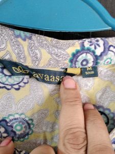 Beautiful Cotton Avassa brand A-line Kurti