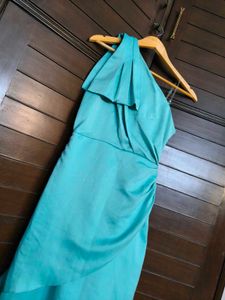 Vero Moda Blue One Shoulder Sheath Dress
