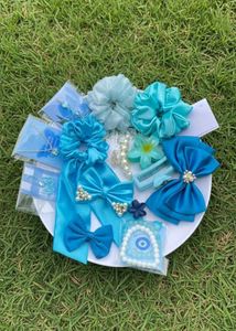 Blue Hair Accessory Set