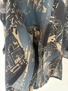 Patterned Button-Down Shirt