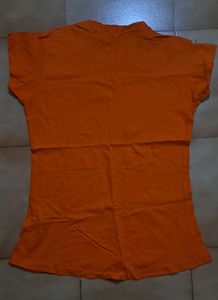 Orange Tee For Women