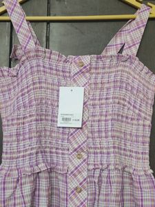Checkered Iris Darthy Dress