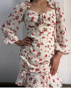 Floral Print Mini Dress