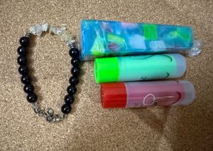 Lip Balm &amp; Bracelet Bundle &amp; Scented Candle