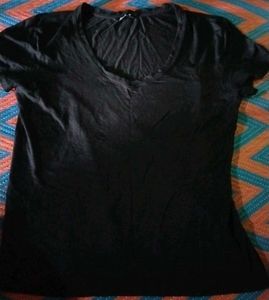 Black V-Neck T-Shirt
