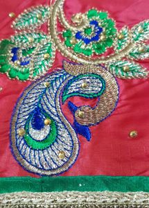 Embroidered Indian Fabric