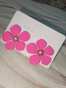 Pink Flora Earrings