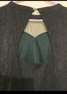 Maroon Shimmer Dress