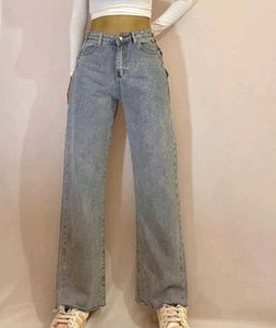 Korean Inspired Highwaisted Chained Jeans