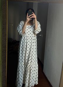Off White Polka Dot (Plus Size FIT)