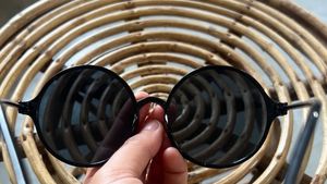 Round Black Sunglasses