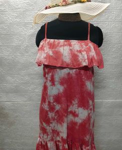 🎁Buy Two Get One Free🎁Tie-Dye Ruffle Dress