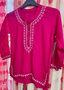 Pink Kurti Top 💗💗