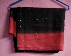 Black & Red Saree