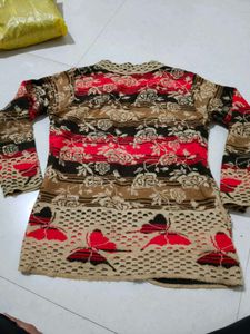 Vintage Floral Button-Up Cardigan