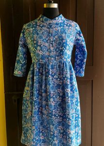 Y2K Floral Sunflower Print Dress 💙