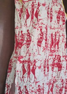 Tribal Print Sleevesless Kurti