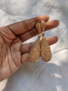 Beautiful Gold Plated Drop Earrings