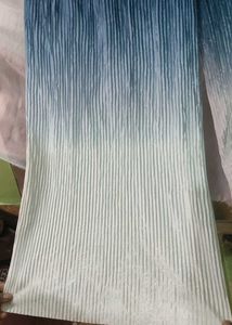 Ombre Pleated Wide Leg Pants