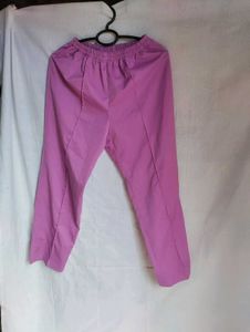 Purple Casual Pants