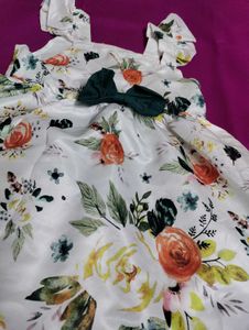 Floral Baby Dress with Bow