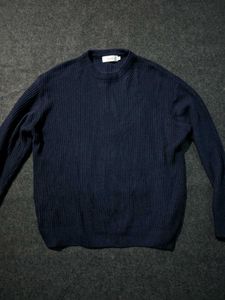 Navy Blue Knit Sweater
