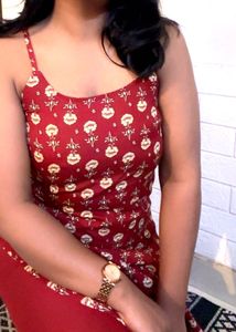 Red Floral kurta set (item 25)