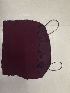 cropped Padded Tank Top