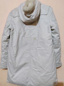 Korean Style Off-white Overcoat