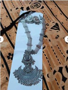 Oxidized Silver Necklace Set