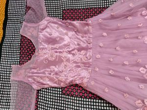 Pink Embellished Formal Dress