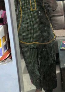 Afgani bottom with A shape kurti no f