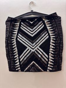 Sequin Mini Skirt