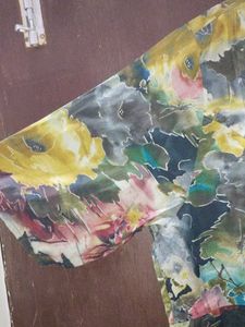 Beautiful Black N Multi Color Top