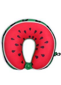 Watermelon U-Shaped Neck Pillow - Travel Comfort