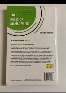 The Rules Of Management