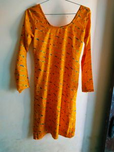 Mustard Kurta Set