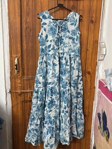 Udaipuri Floral Print Sundress | 100% Cotton