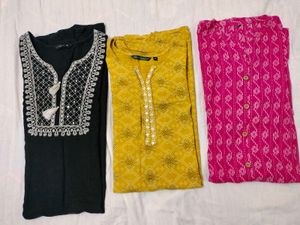 Combo Of 3 Kurta