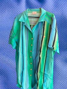 Striped Button-Down Shirt