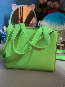 Neon Green Crossbody Bag