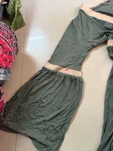 Boho Green Dress