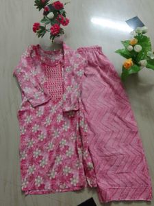 Pink Kurta Set