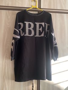 Black 'Burberry ' Long Sleeve Dress