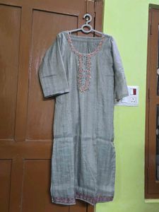 Elegant Embroidered Kurta Set