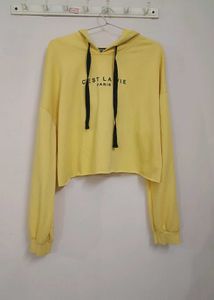 Yellow Hoodie From Shein
