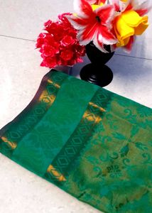 Emerald Green Saree