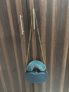 Stylish Blue Handbag