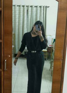 Shimmer Grey Jumpsuit